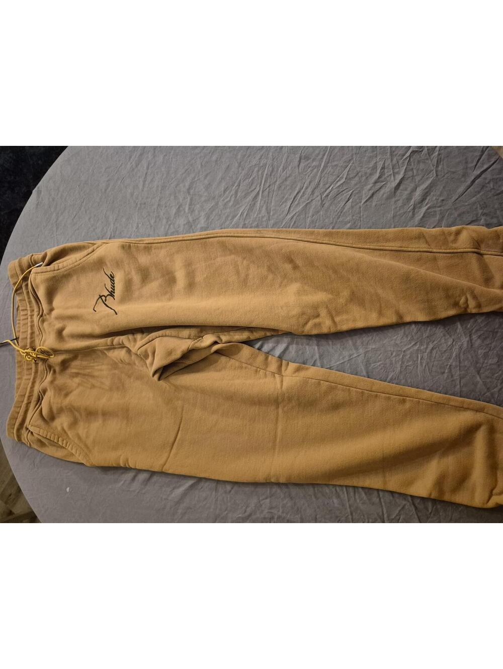 Rhude Tan Sweat Pants Size XL Brand New with Tags